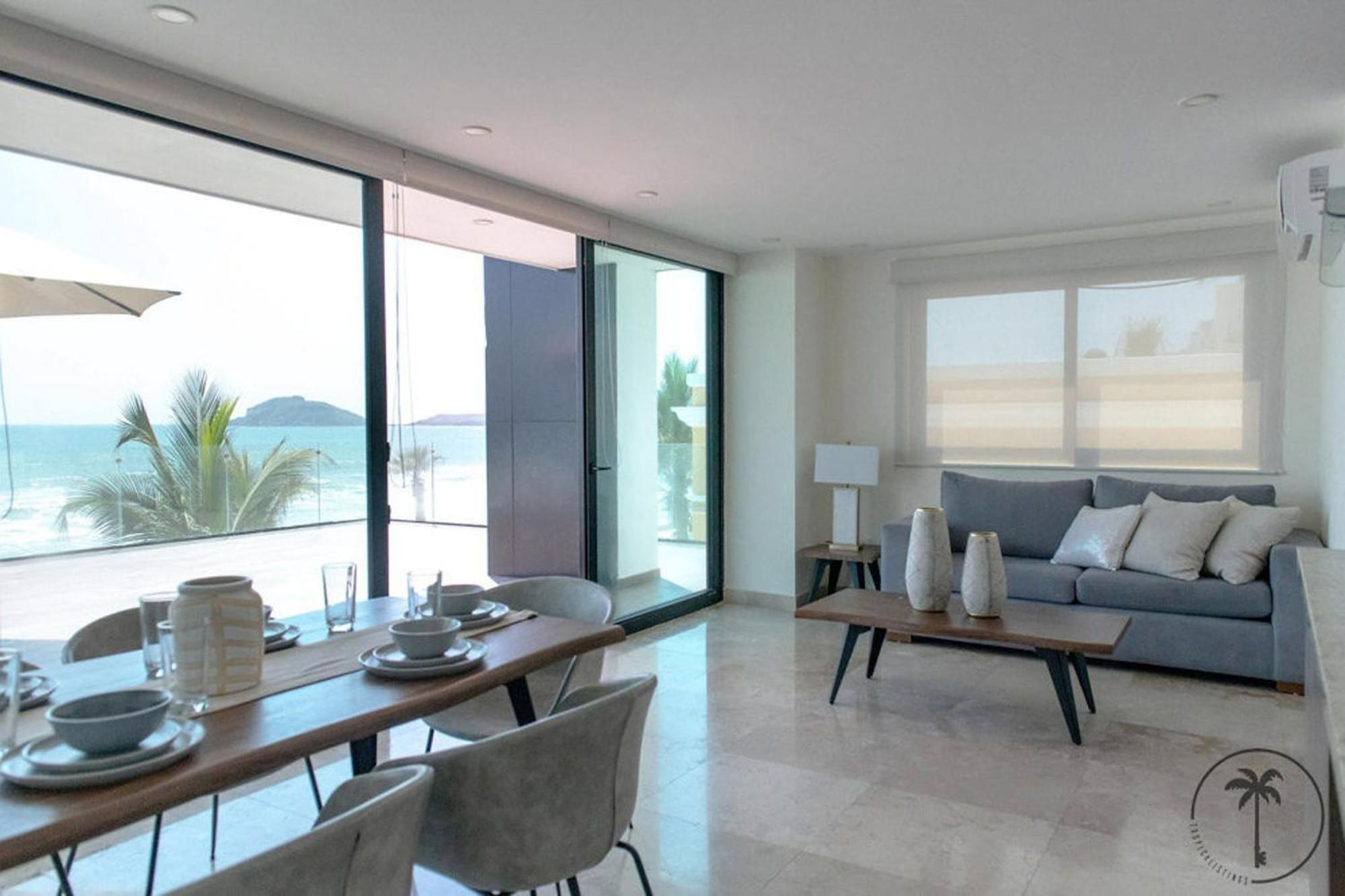 Terraza Con Vista Al Mar Y A Atardeceres Daire Mazatlan Dış mekan fotoğraf