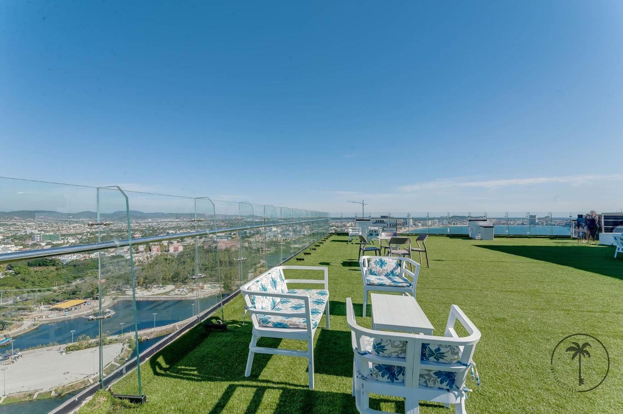 Terraza Con Vista Al Mar Y A Atardeceres Daire Mazatlan Dış mekan fotoğraf
